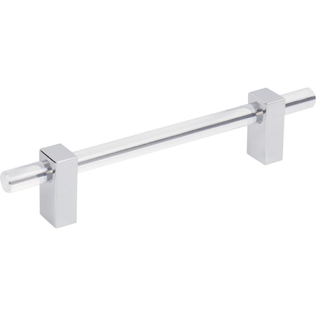 Jeffrey Alexander 128 Mm Center-To-Center Polished Chrome Spencer Cabinet Bar Pull 578-128PC